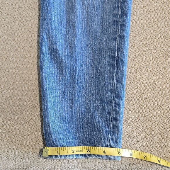 Levi's Premium Denim Wedgie High Rise Straight Fit Button Fly Jeans - Size 25 - Picture 14 of 15